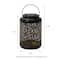 Glitzhome® 8.5" Flower Cutout Solar Powered Hanging Lantern